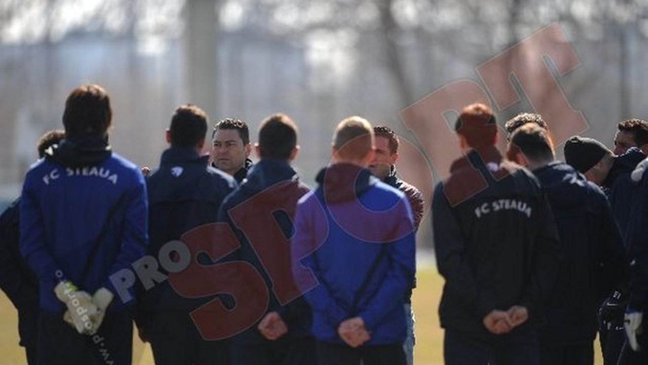 Steliștii au făcut primul antrenament în Ghencea și îi mulțumesc lui Becali: **"Mă bucur că a ajuns la un acord cu MApN! Aici e altceva"