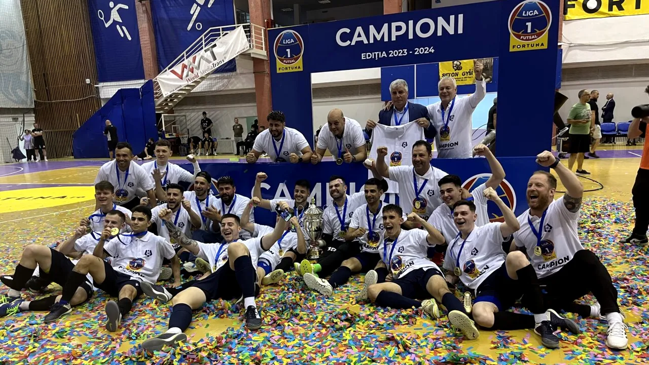 United Galați, încă un titlul cucerit în futsalul românesc, după minimul de jocuri cu CFR Timișoara!