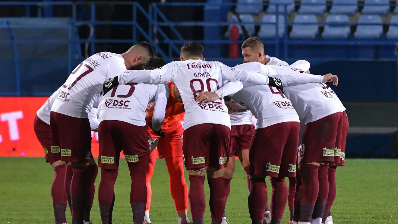 Rapid, ghinion teribil la meciul cu Farul! Patru oameni de bază s-au accidentat