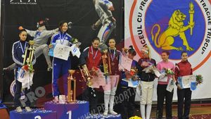 Ana Maria Brânză și Cosmin Kortyan au câștigat Trofeul "Alfredo Bachelli" la spadă