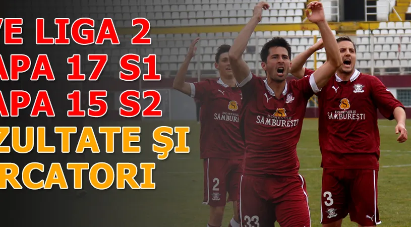 Autogolul și golul anului la Bacău: 1-2 cu Rapid!** Iașiul câștigă la Clinceni, FC Universitatea nu s-a prezentat la Slatina