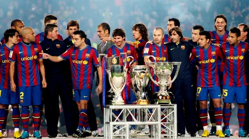 VIDEO** Barca le-a prezentat fanilor cele șase trofee!