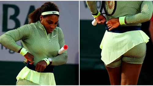 Serena Williams nu se dezminte! Americanca a uimit în meciul cu Irina Begu de la Roland Garros purtând un nou echipament excentric | FOTO