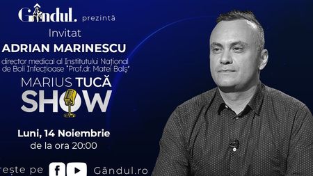 Marius Tucă Show începe luni, 14 noiembrie, de la ora 20.00, live pe gândul.ro