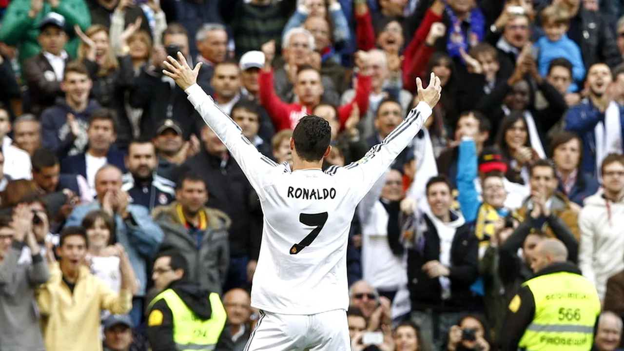 Meci istoric pentru Ronaldo! CR7 ajunge la 400 de goluri în carieră: Real - Celta 3-0