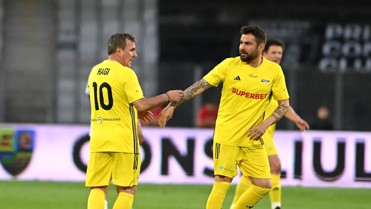 Romania All Stars și Galatasaray Legends au făcut spectacol total la Cluj. Mutu, Marica și Jardel, prestații ca în zilele bune! Bogdan Stelea și-a marcat în proprie poartă | VIDEO & FOTO