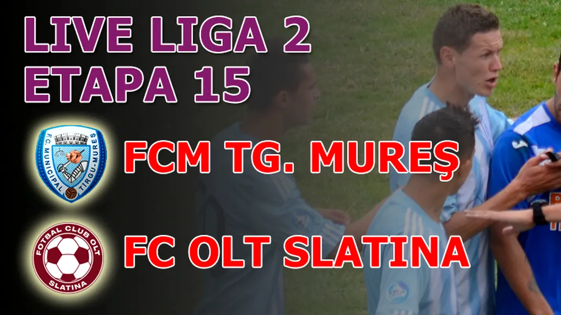 FCM Tg. Mureș - FC Olt 1-0!** Mureșenii termină pe trei dacă Damila nu învinge Argeșul!