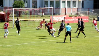 CS Dinamo câștigă primul meci în Liga 2! Florin Bratu, încântat după succesul cu AFC Câmpulung Muscel: ”Sunt mulțumit de echipă, dar e loc de mai bine”