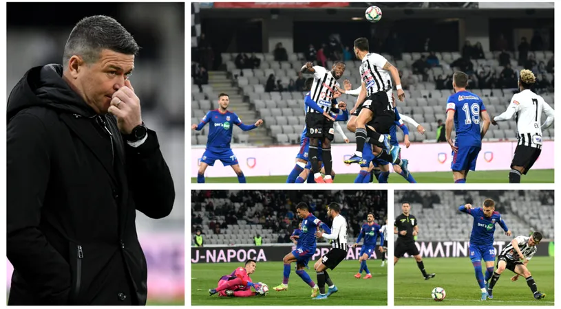 Daniel Oprița, ferm după eșecul Stelei cu ”U” Cluj: ”Mai bine pierd un meci cum l-am pierdut noi, decât să câștig cum au făcut-o ei.” A avut un dialog cu arbitrul, care i-a spus ”arogant” de ce nu a dat roșu la faultul asupra lui Chipirliu