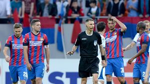 ANALIZA ARBITRILOR, etapa a 8-a | Norocul Stelei la Craiova a fost că Adrian Comănescu s-a răzgândit și a acordat penalty-ul din care Tade a marcat