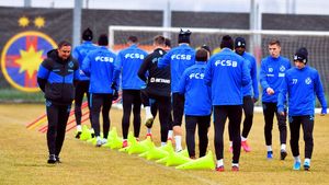 FCSB a început pregătirea oficial! Jucătorii au fost testați din nou pentru coronavirus. Cine sunt fotbaliștii care nu au fost la reunirea echipei lui Gigi Becali
