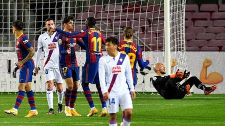 Barcelona, salvată de golul lui Ousmane Dembele! Catalanii, aproape de o altă rușine în La Liga | VIDEO