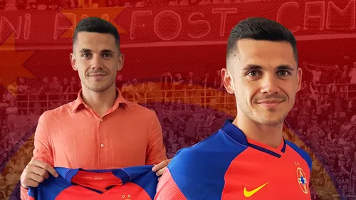 OFICIAL | Andrei Dumiter, prezentat la FCSB! Ce număr va purta pe tricou noul jucător de la echipa lui Gigi Becali