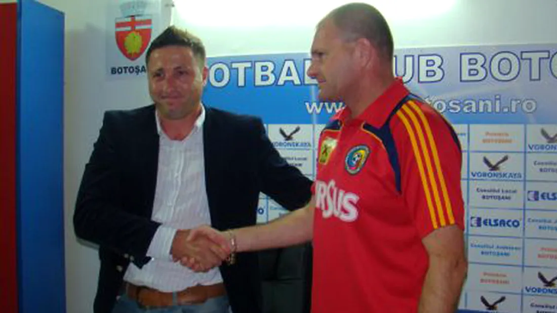 E oficial!** Popescu e noul antrenor al FC Botoșani