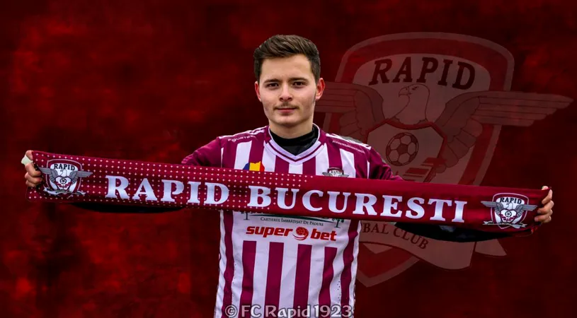 Rapid a dat încă o lovitură!** Noua achiziție a echipei lui Daniel Pancu a fost numit 