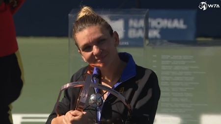 Simona Halep, discurs de pus în ramă după ce a triumfat la Toronto: „Am muncit să câștig pentru toți românii!" Ce i-a transmis lui Patrick Mouratoglou