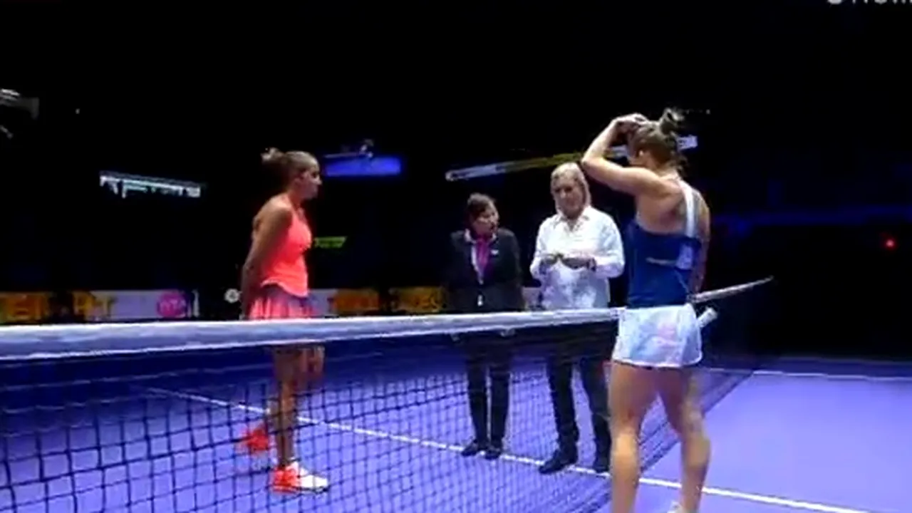 Simona Halep după victoria cu Keys: 