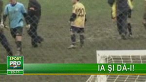 Liga a 4-a / Arbitru facut K.O. de antrenorul de la Somesul Ulmeni!