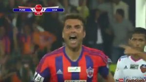 În sfârșit! VIDEO | Adrian Mutu a marcat primul său gol pentru Pune City în campionatul Indiei