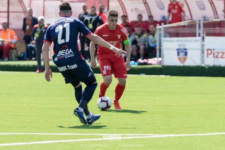 Căpitanul Rus e printre puținii supraviețuitori ai UTA-ei de la ultimul meci oficial împotriva Chindiei, din aprilie 2019