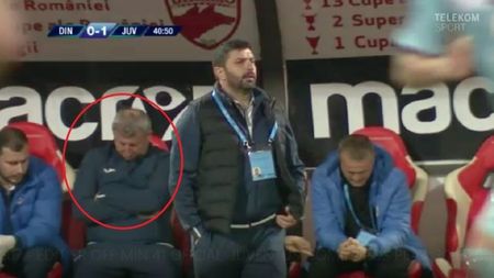 FOTO | Incredibil: Un oficial de pe banca lui Juventus a dormit în timpul meciului cu Dinamo!