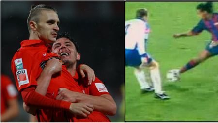 "Ronaldinho de România". FOTO | Gavrilă a reușit driblingul campionatului: cum i-a ruinat seara lui Vătăjelu, fundaș de națională