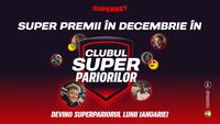 Premii de 452.000 de lei în decembrie în Clubul SuperPariorilor by Superbet! ADVERTORIAL