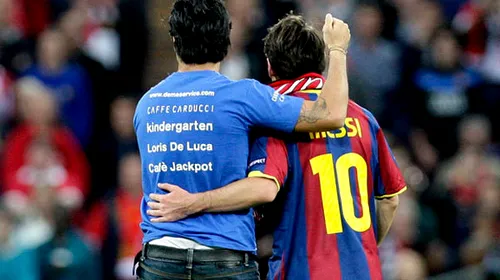 SUPER FOTO** A riscat să nu mai intre vreodată pe un stadion englez doar pentru a sta lângă Messi! „Superman” a intrat pe teren la finală