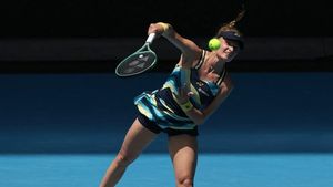 A furnizat surpriza la Australian Open 2024 și s-a descălțat pe teren. Câștigătoarea de la Wimbledon, eliminată în primul tur
