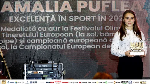 Discursul Amaliei Puflea care a emoționat întreaga sală la Gala Mari Sportivi! „Cea mai frumoasă poveste a sportului românesc va învinge. Hai România” | VIDEO