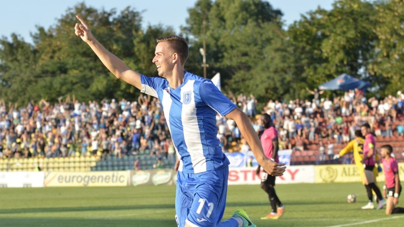 CRONICĂ‚ | BANCHET ÎN CRAIOVA. Echipa lui Mulțescu merge în play-off, după 1-0 în "finala" cu Gaz Metan. Bancu, gol de generic - medieșenii cad în play-out 