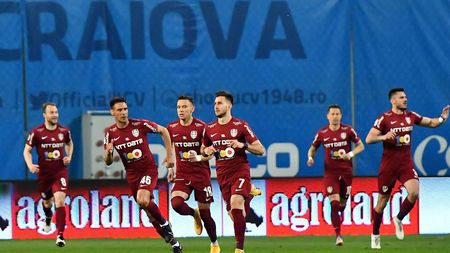 Universitatea Craiova - CFR Cluj 1-3. Campioana României, lecție de fotbal în Bănie! FCSB, obligată să o bată pe Sepsi