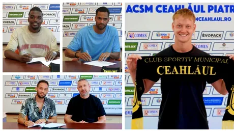 Ceahlăul și-a prezentat primele patru achiziții pentru noul sezon de Liga 2, toți jucători din afara României