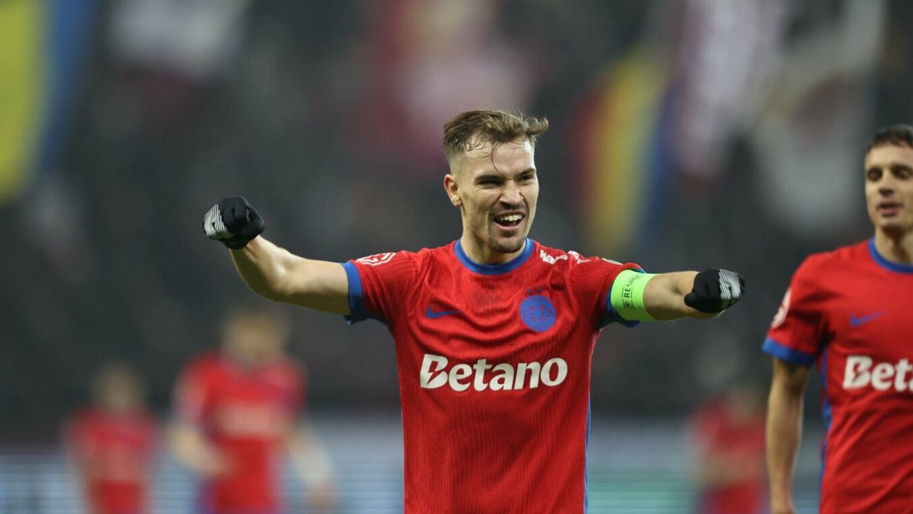 Cui i-a mulțumit Darius Olaru după golul din FCSB – Rapid 2-1