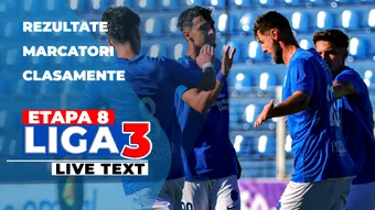 Etapa 8 Liga 3 | 19 jocuri au loc astăzi. Șase echipe sunt încă neînvinse în acest sezon