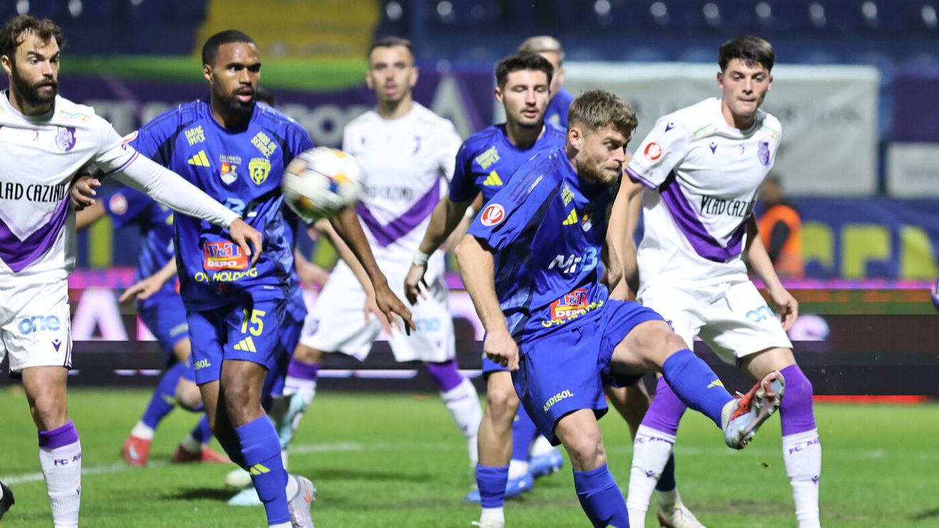Unirea Slobozia - FC Argeș 0-1, în etapa 15 din Superliga. Piteștenii sunt siguri că încheie turul pe locul 5