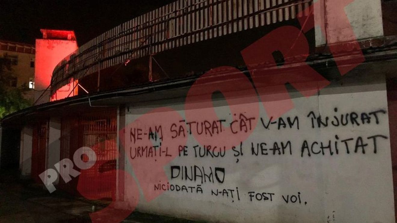 EXCLUSIV | Fanii dinamoviști, mesaj macabru pentru Negoiță & Compania: "Urmați-l pe Turcu și ne-am achitat!" + Peluza SUD, comunicat extrem de dur: "Cerem demisia groparului de la RIN! Ne umpli de ură. Ești principalul dușman al echipei"