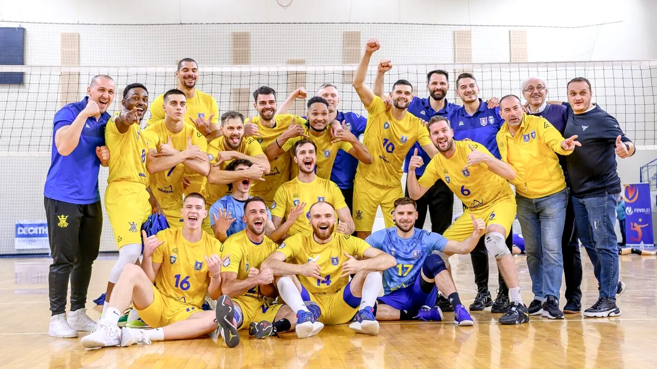 Corona Brașov, la porțile grupelor Ligii Campionilor la volei masculin. Elevii lui Laurențiu Lică se vor duela în primul tur cu Radnik Bijeljina, campioana Bosniei