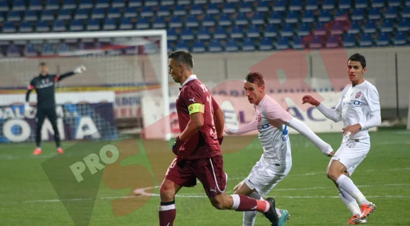 Rapid a pregătit meciul cu CFR cu un amical contra echipei CS Balotești. Giuleștenii au mai legitimat un jucător, dar nu-l pot folosi pe cel mai valoros fotbalist din lot