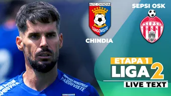 Chindia – Sepsi OSK, la debutul în noul sezon de Liga 2. S-a înscris în meciul de la Târgoviște, în primul sfert de oră