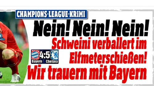 Nemții urlă de nervi după rușinea de pe Allianz Arena:** „Schweini a făcut totul de rahat!”