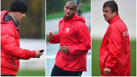 Elton are porție dublă de antrenamente. Distracție la ultima ședință de pregătire a "câinilor": Stoican a pierdut un pariu cu brazilianul și a trecut la flotări 