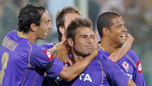 Mutu se califică în grupele Ligii**, Fiorentina 1-1 Sporting!