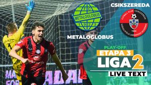 Csikszereda câștigă pe final cu Metaloglobus, într-un meci în care părea mulțumită cu remiza. Harghitenii fac încă un pas spre câștigarea Ligii 2 și promovare