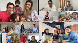 Imagini superbe cu tricolori și familiile lor! Cum au petrecut aceștia Paștele | GALERIE FOTO