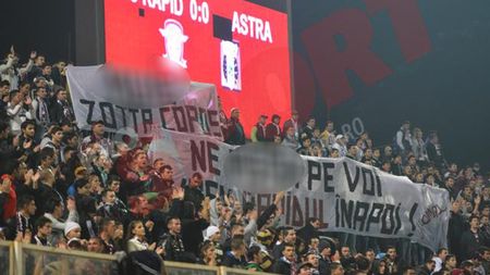 Fanii rapidiști își continuă REVOLUȚIA!** Zotta și Copos, înjurați în ultimul hal. Ce "primire specială" i-au făcut fostului arbitru