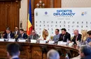 „Diplomaţia Sportivă”, conferință cu Elisabeta Lipă și cu Mihai Covaliu. Ce mesaj a transmis Nadia Comăneci