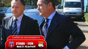 Becali: "Sperăm să câștigăm!" Aulas: "Și un egal ar fi bun!"