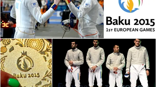 Jocurile Europene de la Baku | Ziua a 14-a. A treia medalie de aur pentru România: spadasinele au câștigat finala cu Estonia. Dolniceanu & Co au ratat dramatic titlul la sabie în fața Italiei. Înotătorul Robert Glință, locul 4 la 50 m spate