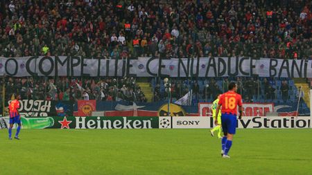 Suporterii steliști nu uită eșecul din Cupă!